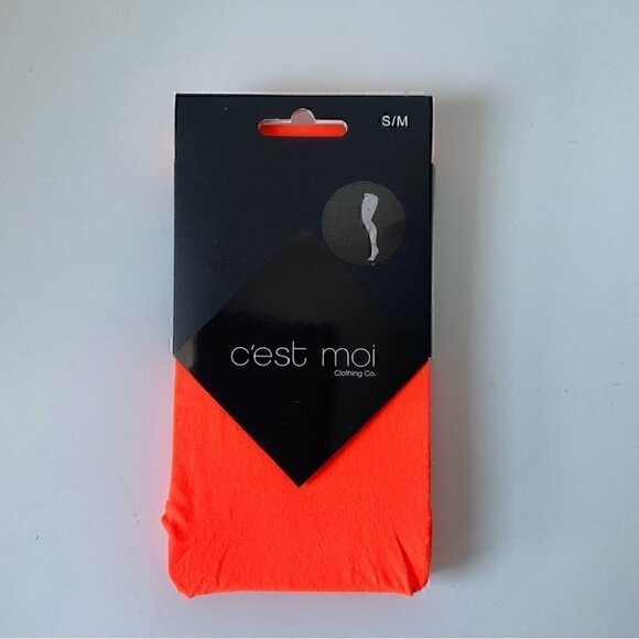 Bright Orange Tights NWT - Picture 2 of 5
